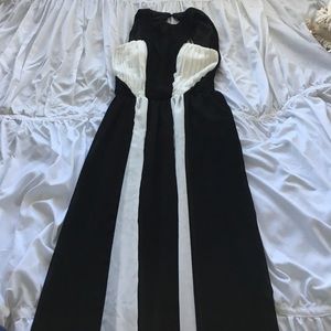 Black & White Nordstrom Formal Dress